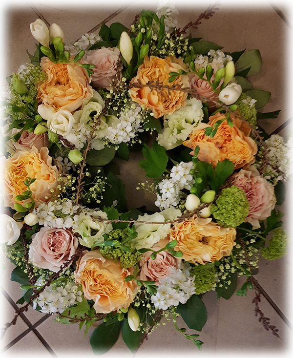 Trauergesteck von Blumen & Ideen